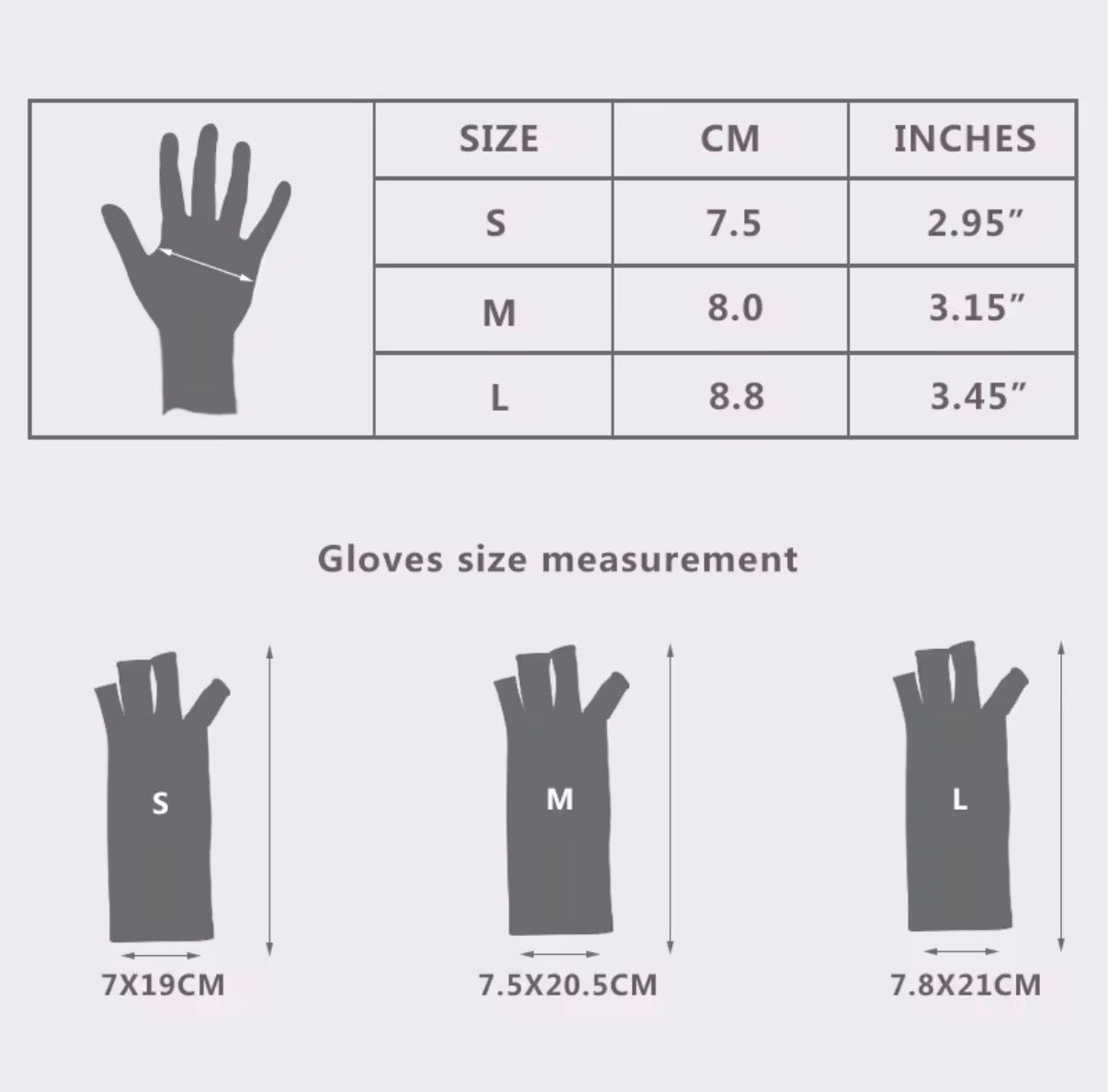 Premium Bamboo Compression Gloves
