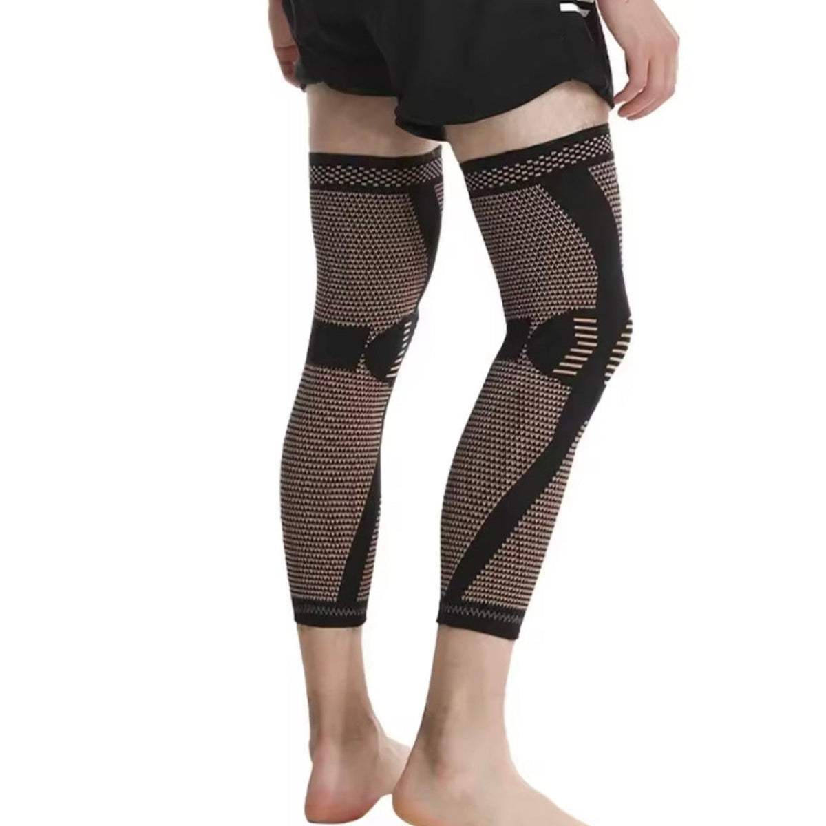 Premium Bamboo Full Leg Compression Sleeve – DVT & Circulation Support